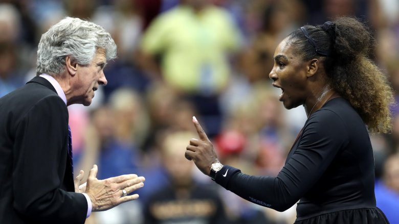 Serena Williams et arbitre