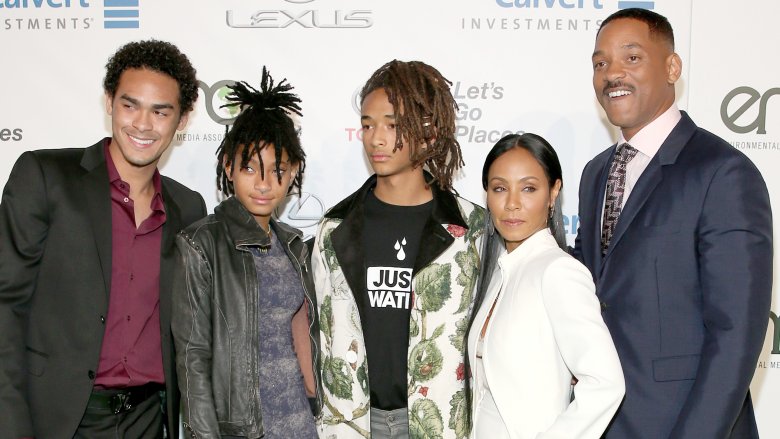 Trey Smith, Willow Smith, Jaden Smith, Jada Pinkett Smith, Will Smith