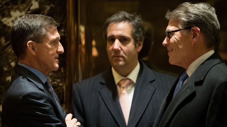 Michael Flynn, Michael Cohen, Rick Perry