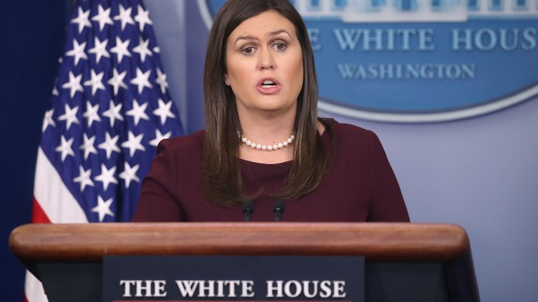 Sarah Huckabee Sanders, attachée de presse de la Maison Blanche