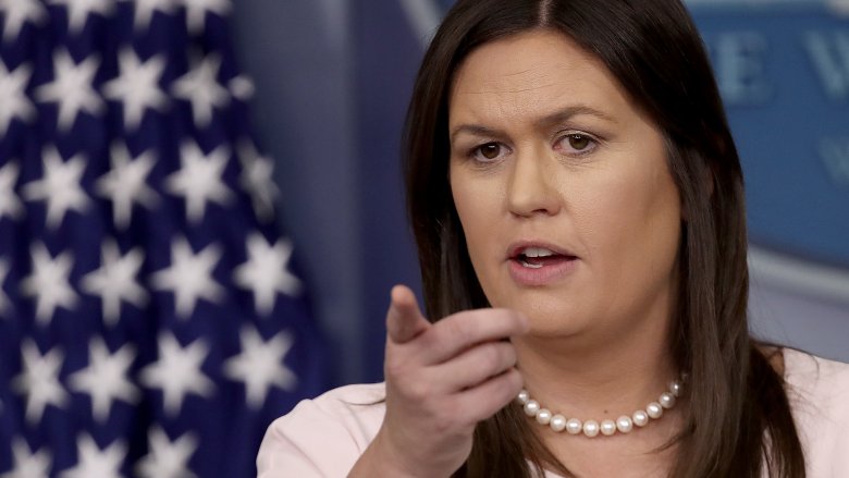 Sarah Huckabee Sanders, attachée de presse de la Maison Blanche