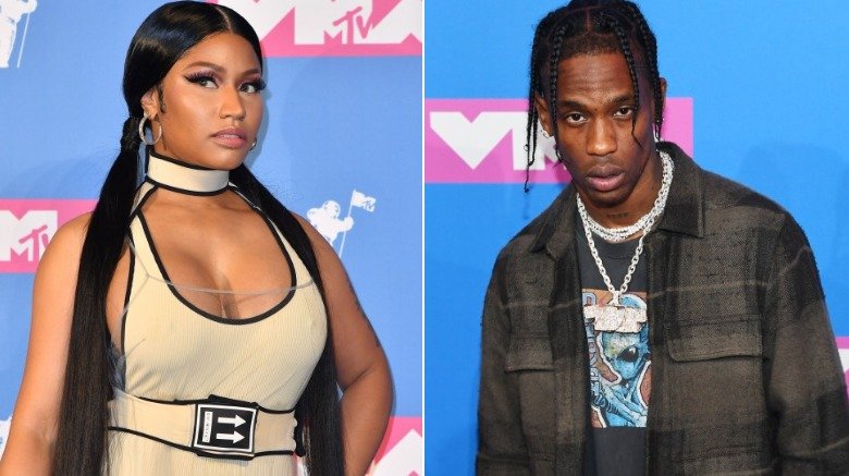 Nicki Minaj et Travis Scott aux MTV VMA 2018