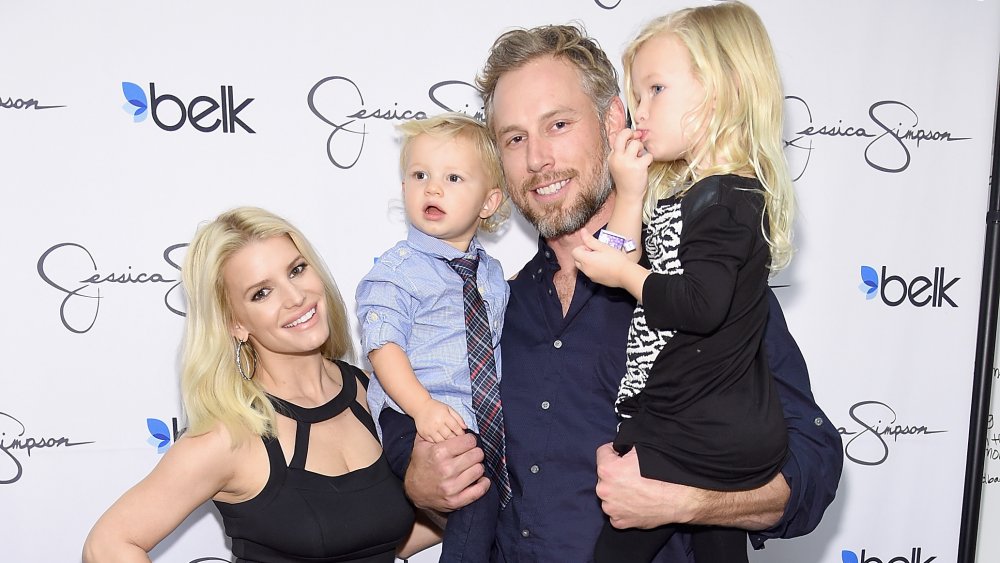 Jessica Simpson, Eric Johnson avec des enfants