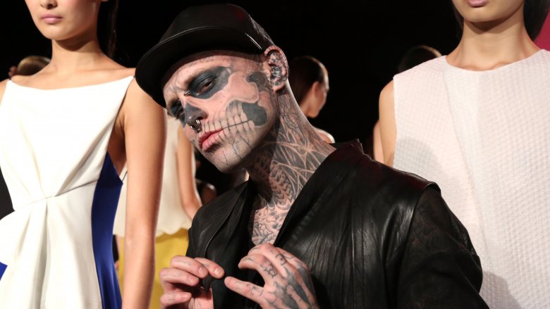 Zombie Boy pendant la Fashion Week 2013