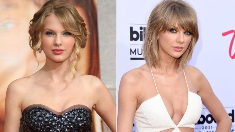 Taylor Swift avant et après les implants mammaires