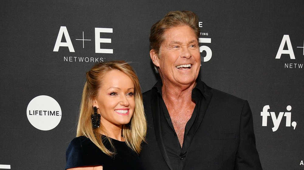 David Hasselhoff et Hayley Roberts