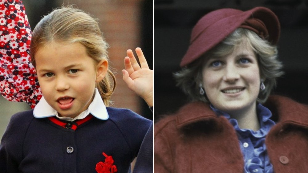 La princesse Charlotte et la princesse Diana