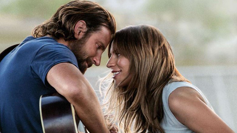 Bradley Cooper comme Jackson Maine et Lady Gaga comme alliée dans "A Star Is Born"