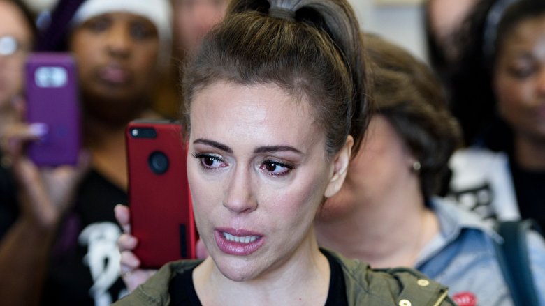 Alyssa Milano à l'audience de Brett Kavanaugh pour soutenir le Dr Christine Blasey Ford