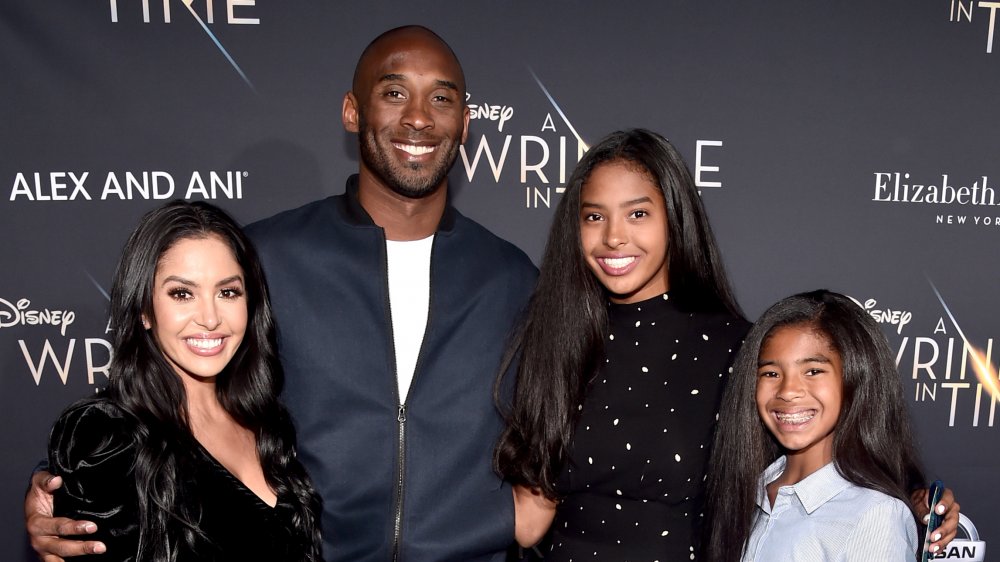 Vanessa Bryant, Kobe Bryant, Gianna Bryant et Natalia Bryant