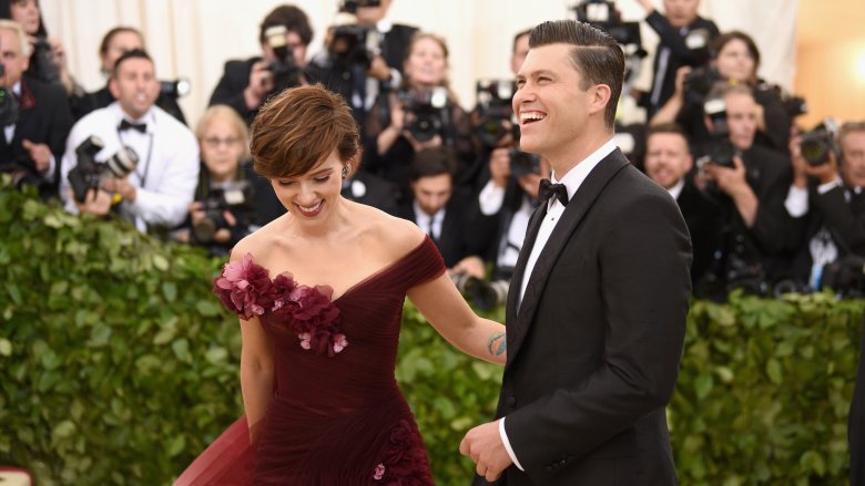 Scarlett Johansson et Colin Jost