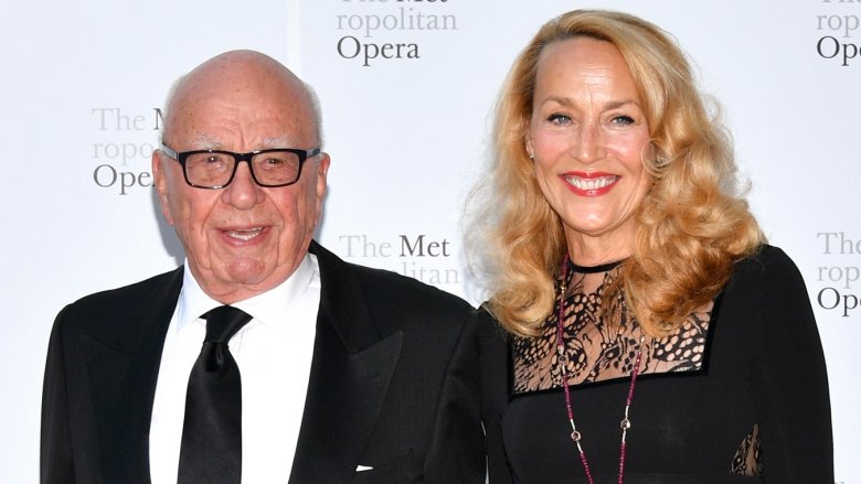 Rupert Murdock, Jerry Hall