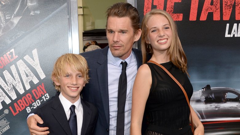 Ethan Hawke et sa famille