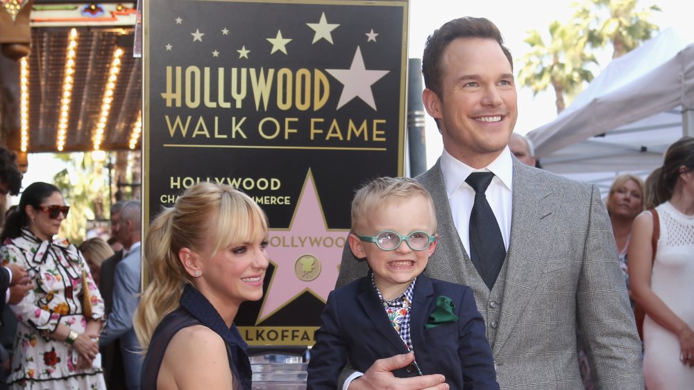 Anna Faris, Chris Pratt et leur fils Jack