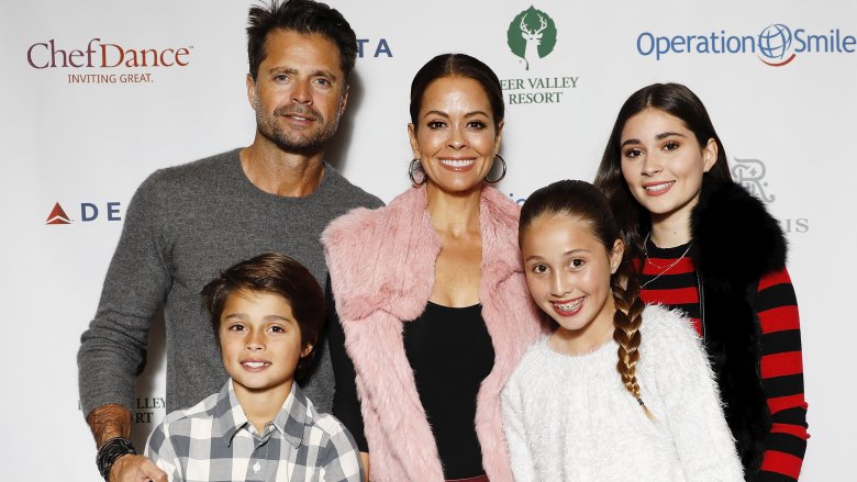 David Charvet, Brooke Burke et les enfants