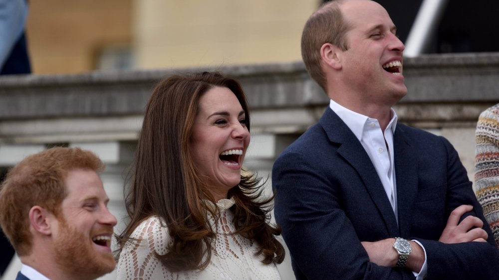 Le prince Harry, le prince William, Meghan Markle et Kate Middleton