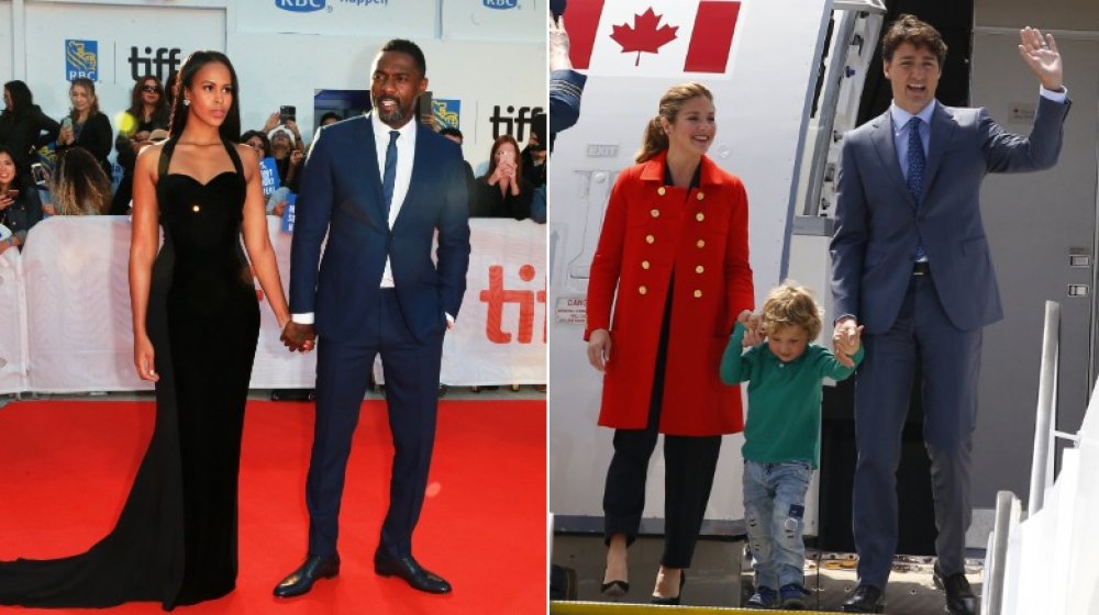 Sabrina Dhowre Elba, Idris Elba, Sophie Grégoire Trudeau, Hadrien Trudeau, Justin Trudeau