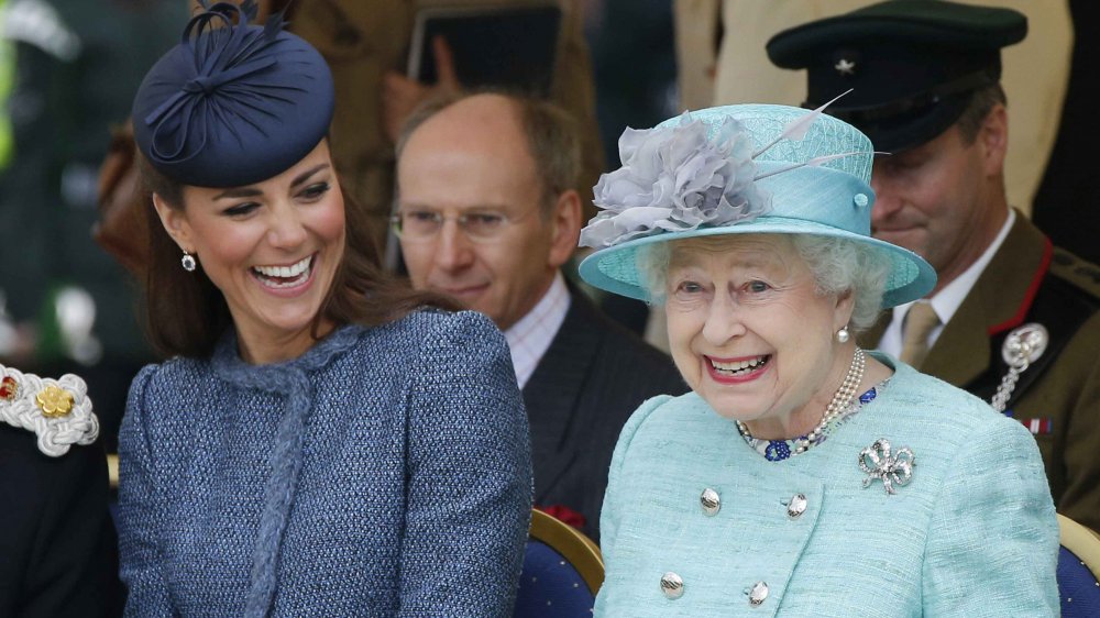 Kate Middleton et la reine Elizabeth 