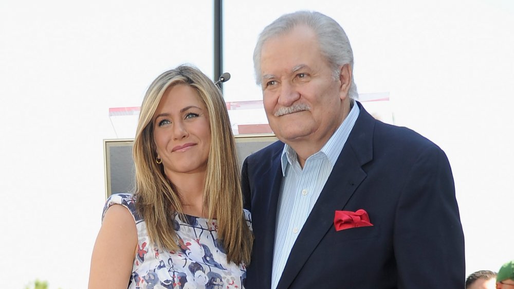 Jennifer Aniston et son père John Aniston