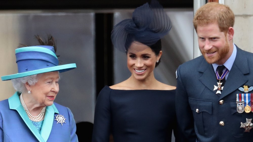 La reine Elizabeth II, Meghan Markle, le prince Harry