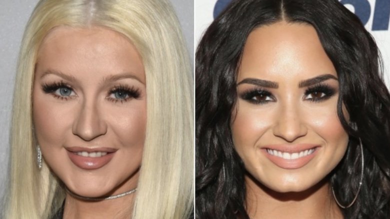 Christina Aguilera et Demi Lovato