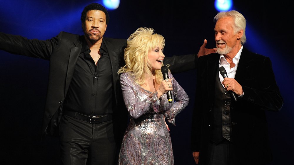 Lionel Richie, Dolly Parton et Kenny Rogers 