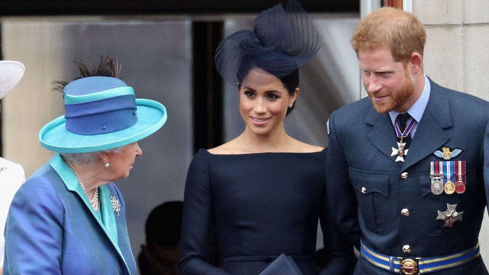 La reine Elizabeth, Meghan Markle, le prince Harry