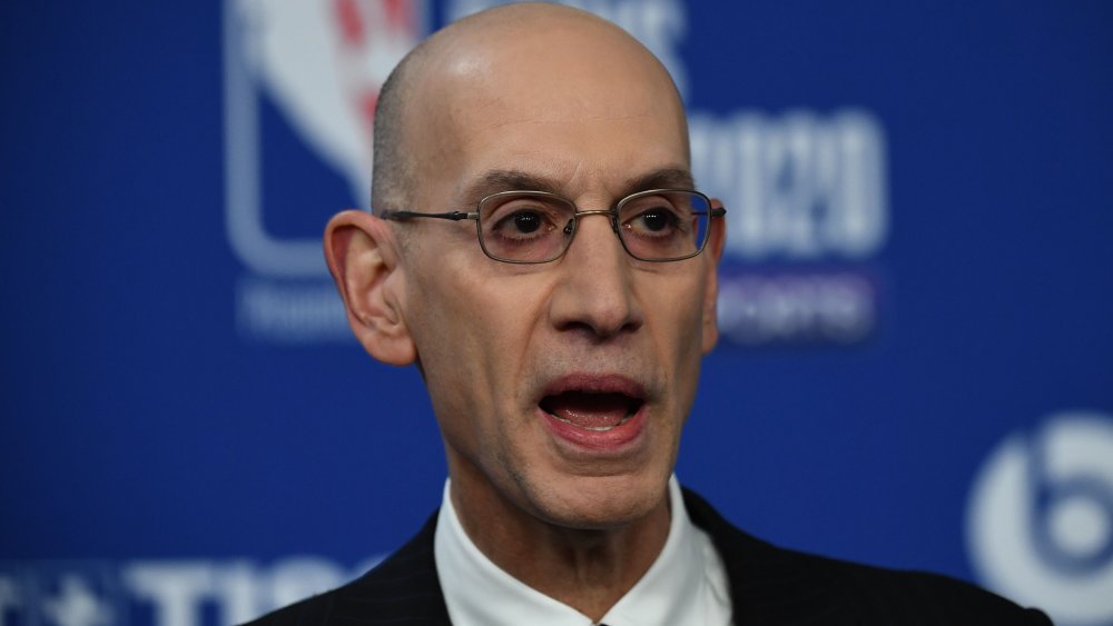 Le commissaire de la NBA, Adam Silver