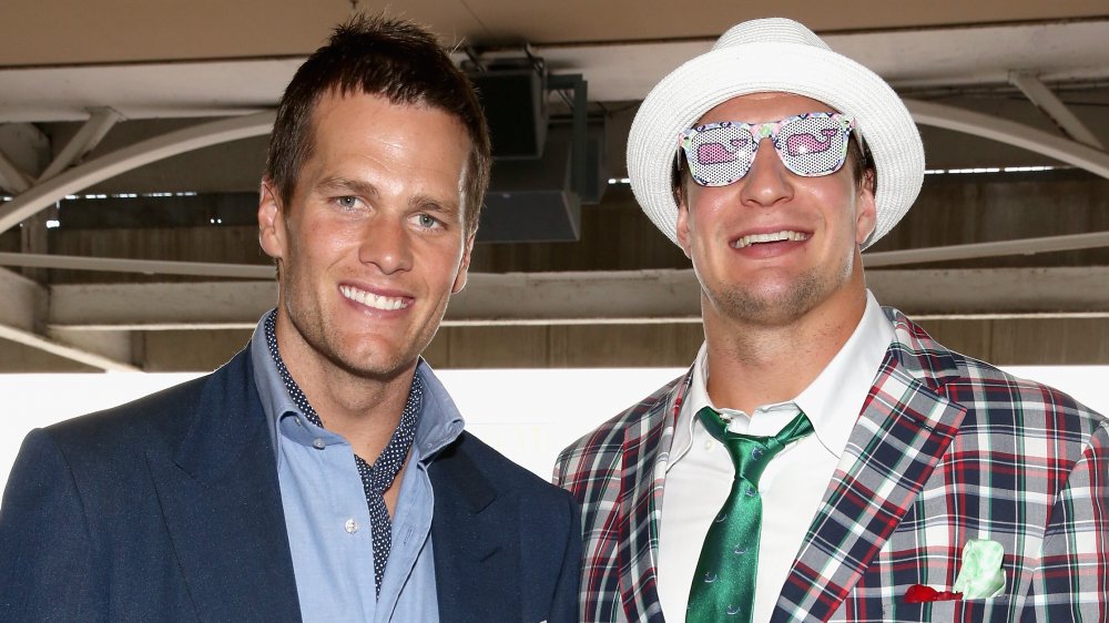 Tom Brady et Rob Gronkowski