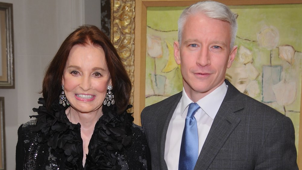 Anderson Cooper avec sa mère Gloria Vanderbilt