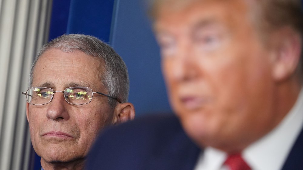 Donald Trump et Anthony Fauci