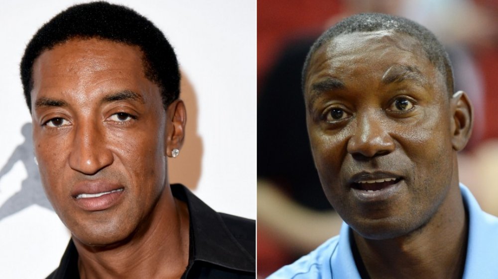 Scottie Pippen et Isiah Thomas