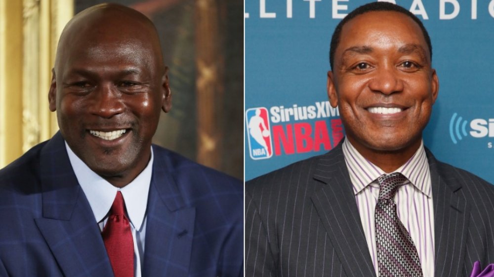 Michael Jordan et Isiah Thomas