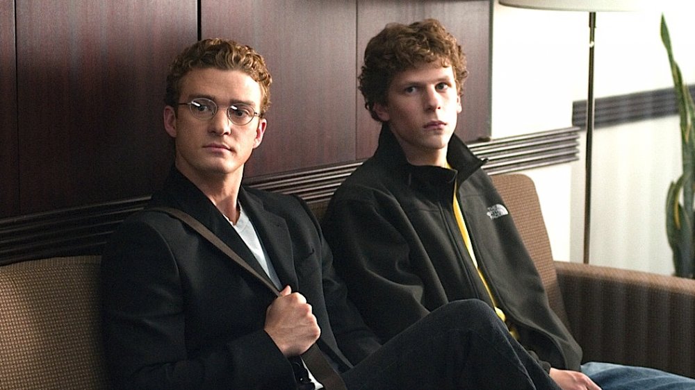 Justin Timberlake, Jesse Eisenberg dans Le réseau social