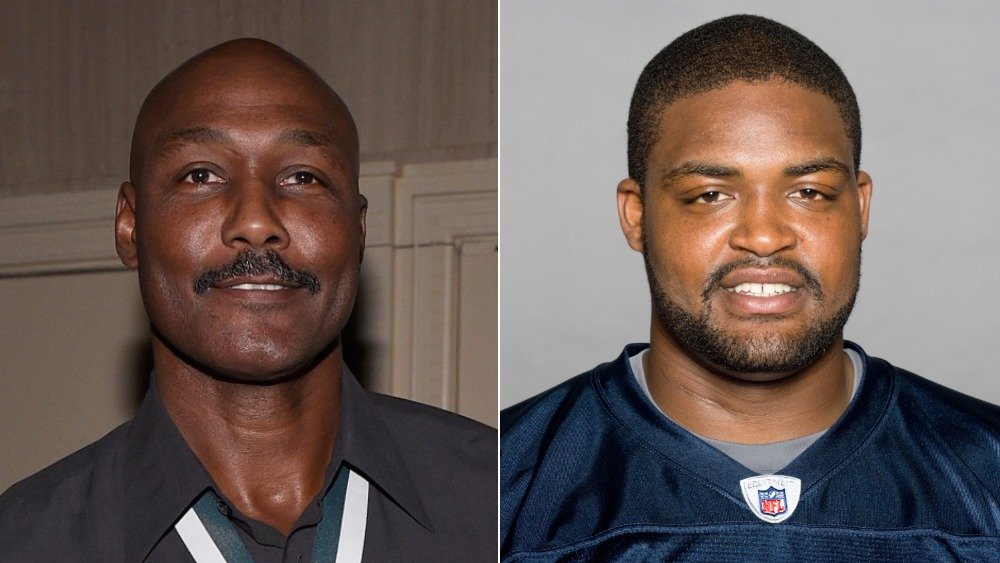 Karl Malone et Demetrius Bell 