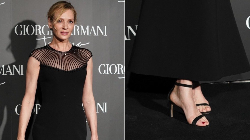 Uma Thurman / pieds