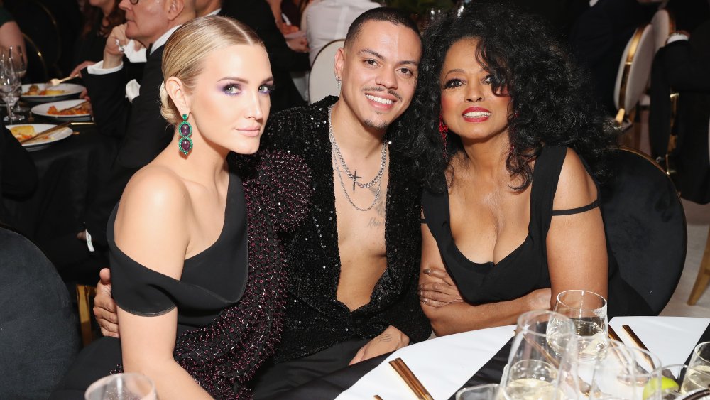 Ashlee Simpson, Evan Ross, Diana Ross