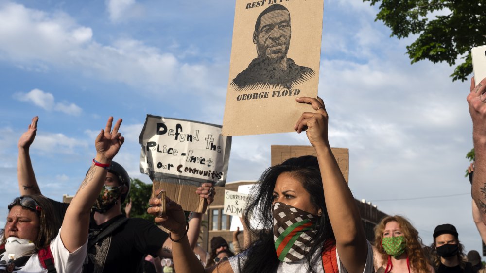 Les manifestants de Black Lives Matter 