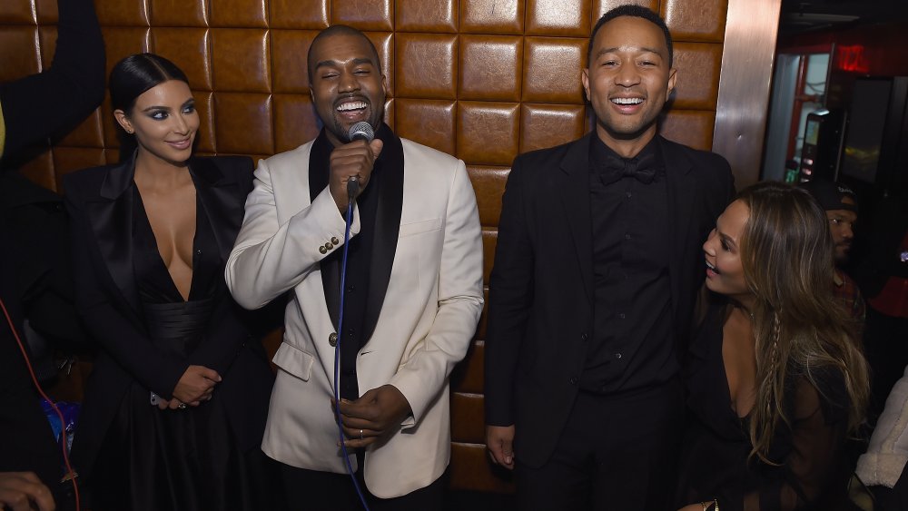 Kim Kardashian, Kanye West, John Legend et Chrissy Teigen