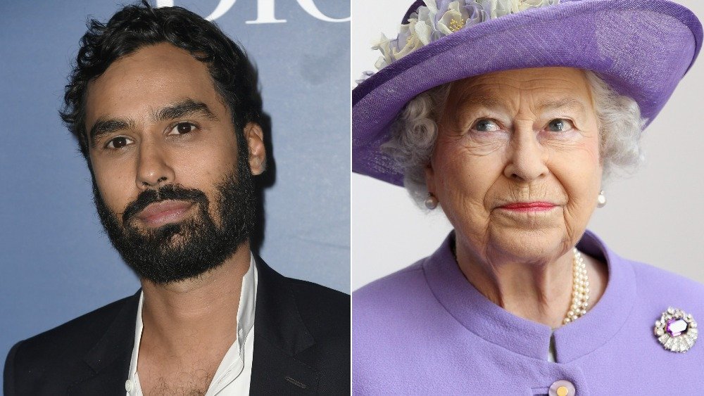 Kunal Nayyar, reine Elizabeth II