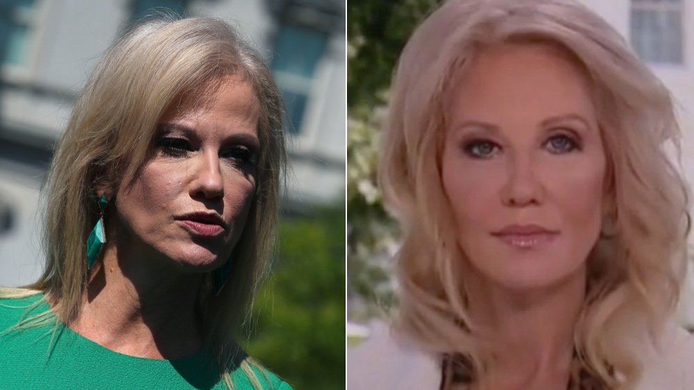 Kellyanne Conway, alors vs maintenant