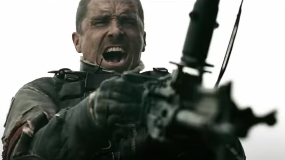 Christian Bale dans une scène de Terminator Salvation