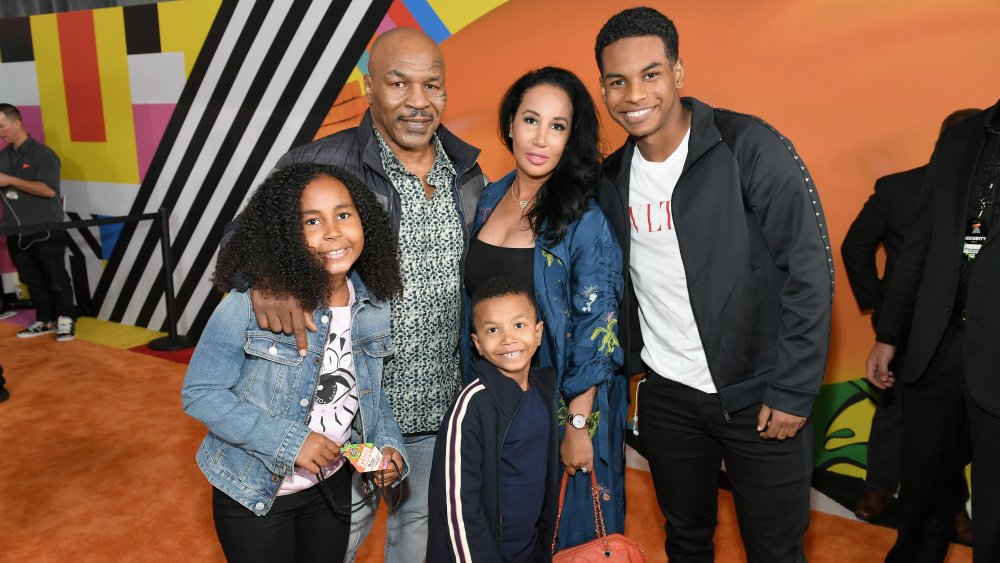 Mike Tyson et sa famille aux Nickelodeon's Kids 'Choice Awards 2018 