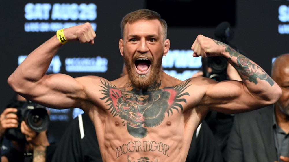 Conor McGregor souriant