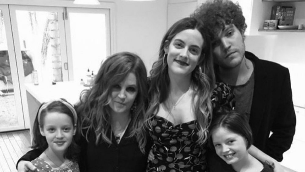 Lisa Marie Presley, Riley et Benjamin Keough et Finley et Harper Lockwood