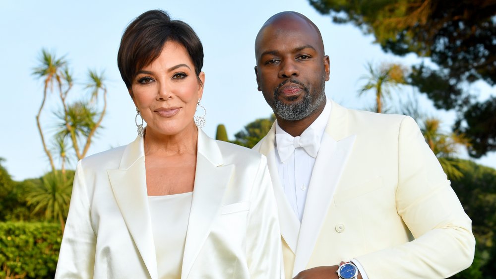 Kris Jenner et Corey Gamble au Gala de l'AmfAR Cannes 2019