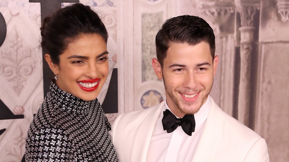 Priyanka Chopra et Nick Jonas au défilé Ralph Lauren lors de la Fashion Week de New York en 2018