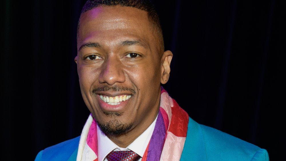 Nick Cannon pose pour un portrait lors du NATPE Miami 2020 - Iris Awards à l'hôtel Fontainebleau