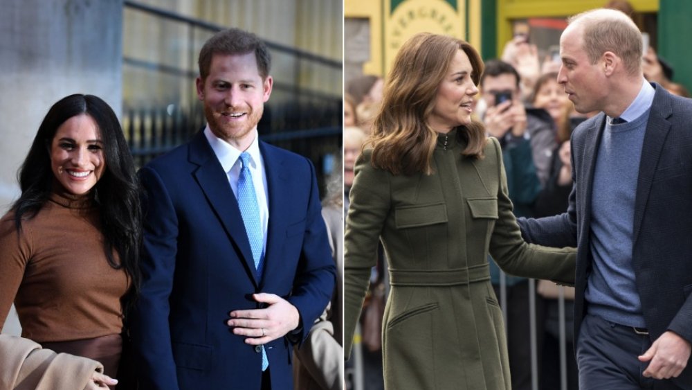 Prince Harry, Meghan Markle, Prince William et Kate Middleton