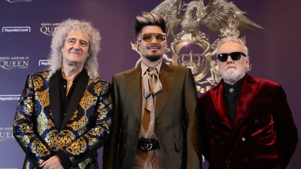 Brian May, Adam Lambert et Roger Taylor de Queen